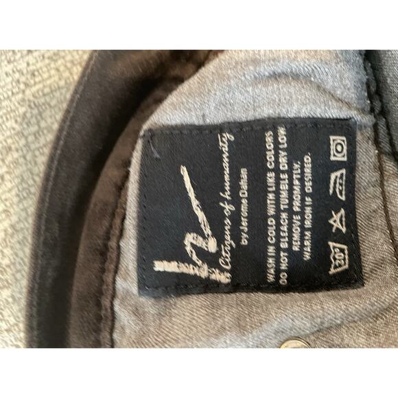 CITIZENS OF HUMANITY Lilah Low Waist Bootcut Velvet Jeans Dark Brown Size 32 - Picture 5 of 6